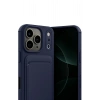 Mey İthalat®   iPhone 17 Pro Max Kelvin Kartvizitli Silikon - Lacivert