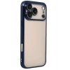 Mey İthalat®   iPhone 17 Pro Max  Lensli Silikon - Lacivert