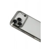 Mey İthalat®   iPhone 17 Pro Max  Lensli Silikon - Titan Gri