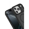 Mey İthalat®   iPhone 17 Pro Max Megane Magsafe Kapak - Siyah