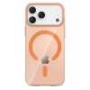 Mey İthalat®   iPhone 17 Pro Max PC Blank Magsafe Kapak - Turuncu