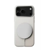 Mey İthalat® iPhone 17 Pro Max Wonder Deri Magsafe Kapak - Beyaz