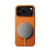 Mey İthalat®   iPhone 17 Pro Max Wonder Deri Magsafe Kapak - Turuncu