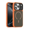 Mey İthalat®   iPhone 17 Pro Megane Magsafe Kapak - Turuncu