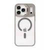 Mey İthalat®   iPhone 17 Pro Remim Lensli Magsafe Standlı Kapak - Titan Gri