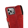 Mey İthalat®   iPhone 17 Pro Trend S Plus Kapaklı Kılıf - Kırmızı