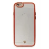 Mey İthalat® iPhone 6 Kılıf Liva Lens Silikon - Kırmızı