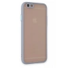 Mey İthalat®  iPhone 6 Kılıf Montreal Silikon Kapak - Gri