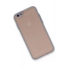 Mey İthalat®  iPhone 6 Kılıf Montreal Silikon Kapak - Gri