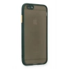 Mey İthalat®  iPhone 6 Kılıf Montreal Silikon Kapak - Yeşil