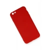 Mey İthalat®  iPhone 6 Plus Kılıf Nano içi Kadife Silikon - Kırmızı
