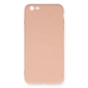 Mey İthalat®  iPhone 6 Plus Kılıf Nano içi Kadife Silikon - Pudra