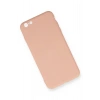 Mey İthalat®  iPhone 6 Plus Kılıf Nano içi Kadife Silikon - Pudra