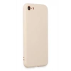 Mey İthalat®  iPhone 7 Kılıf First Silikon - Krem