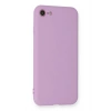 Mey İthalat®  iPhone 7 Kılıf Nano içi Kadife Silikon - Lila