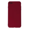 Mey İthalat®  iPhone 7 Plus Kılıf First Silikon - Bordo