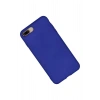 Mey İthalat®  iPhone 7 Plus Kılıf Nano içi Kadife Silikon - Lacivert