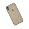 Mey İthalat®  iPhone X Kılıf Montreal Silikon Kapak - Gri