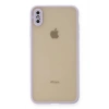 Mey İthalat®  iPhone X Kılıf Montreal Silikon Kapak - Mor