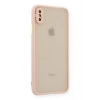 Mey İthalat®  iPhone X Kılıf Montreal Silikon Kapak - Pembe