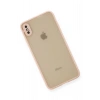Mey İthalat®  iPhone X Kılıf Montreal Silikon Kapak - Pembe