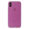 Mey İthalat® iPhone X Kılıf PP Ultra İnce Kapak - Pembe