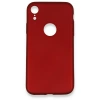 Mey İthalat®  iPhone XR Kılıf First Silikon - Bordo