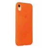 Mey İthalat®  iPhone XR Kılıf First Silikon - Parlak Turuncu