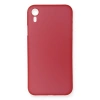 Mey İthalat® iPhone XR Kılıf PP Ultra İnce Kapak - Kırmızı