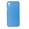 Mey İthalat® iPhone XR Kılıf PP Ultra İnce Kapak - Mavi