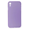 Mey İthalat®  iPhone XR Kılıf PP Ultra İnce Kapak - Mor
