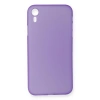 Mey İthalat®  iPhone XR Kılıf PP Ultra İnce Kapak - Mor