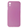 Mey İthalat® iPhone XR Kılıf PP Ultra İnce Kapak - Pembe