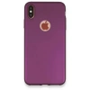 Mey İthalat®  iPhone XS Max Kılıf First Silikon - Mürdüm