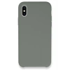 Mey İthalat®  iPhone XS Max Kılıf Lansman Legant Silikon - Gri