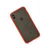 Mey İthalat®  iPhone XS Max Kılıf Montreal Silikon Kapak - Kırmızı