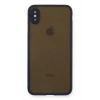 Mey İthalat®  iPhone XS Max Kılıf Montreal Silikon Kapak - Lacivert