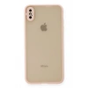 Mey İthalat®  iPhone XS Max Kılıf Montreal Silikon Kapak - Pembe