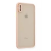 Mey İthalat®  iPhone XS Max Kılıf Montreal Silikon Kapak - Pembe