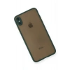 Mey İthalat®  iPhone XS Max Kılıf Montreal Silikon Kapak - Yeşil
