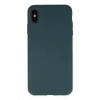 Mey İthalat®  iPhone XS Max Kılıf Nano içi Kadife Silikon - Koyu Yeşil
