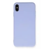 Mey İthalat®  iPhone XS Max Kılıf Nano içi Kadife Silikon - Lila