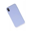 Mey İthalat®  iPhone XS Max Kılıf Nano içi Kadife Silikon - Lila