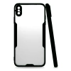 Mey İthalat®  iPhone XS Max Kılıf Platin Silikon - Siyah