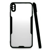 Mey İthalat®  iPhone XS Max Kılıf Platin Silikon - Siyah