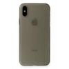 Mey İthalat® iPhone XS Max Kılıf PP Ultra İnce Kapak - Gri