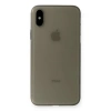 Mey İthalat® iPhone XS Max Kılıf PP Ultra İnce Kapak - Gri