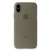 Mey İthalat® iPhone XS Max Kılıf PP Ultra İnce Kapak - Gri