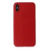 Mey İthalat® iPhone XS Max Kılıf PP Ultra İnce Kapak - Kırmızı