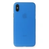 Mey İthalat® iPhone XS Max Kılıf PP Ultra İnce Kapak - Mavi